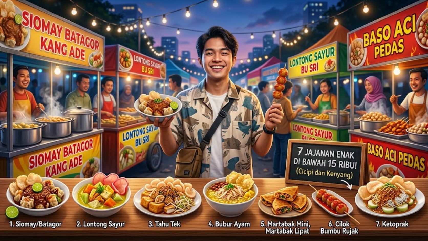 Panduan Berburu Kuliner Murah Meriah: Cicipi 7 Jajanan Enak di Bawah 15 Ribu yang Bikin Kenyang