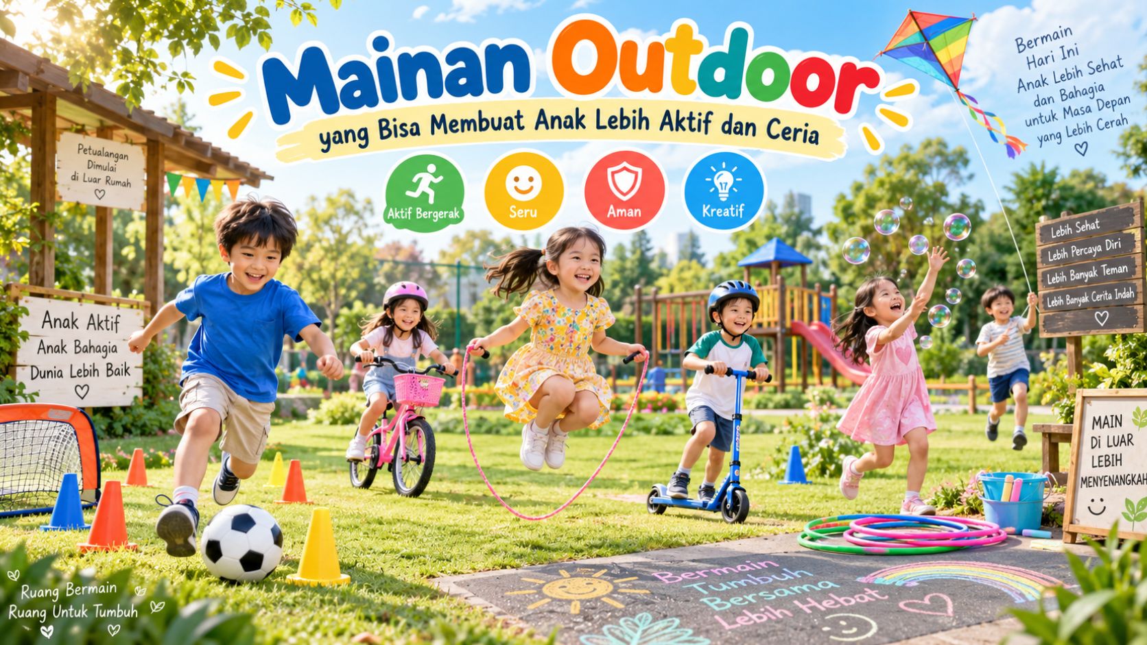 Mainan Outdoor yang Bisa Membuat Anak Lebih Aktif dan Ceria