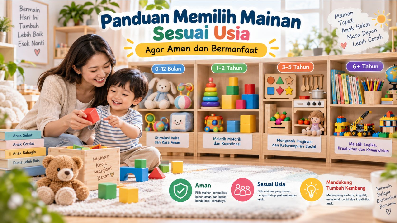 Panduan Memilih Mainan Sesuai Usia agar Aman dan Bermanfaat