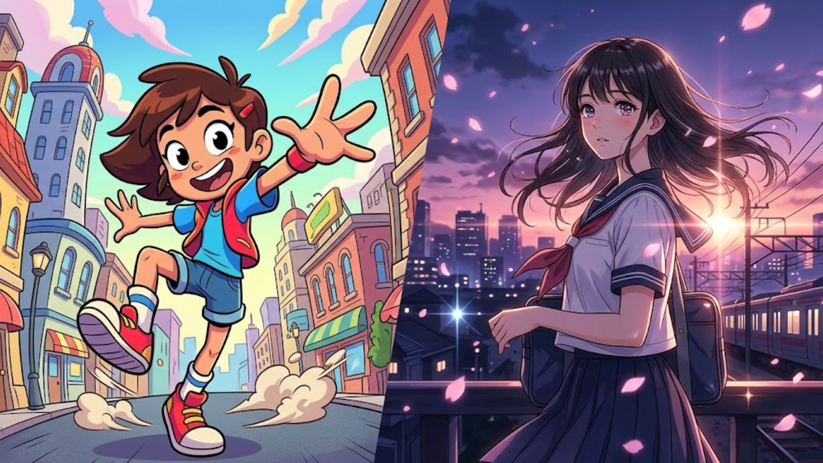 Kartun Barat vs Anime Jepang: Mengapa Pendekatan Cerita dan Visual Keduanya Begitu Berbeda?