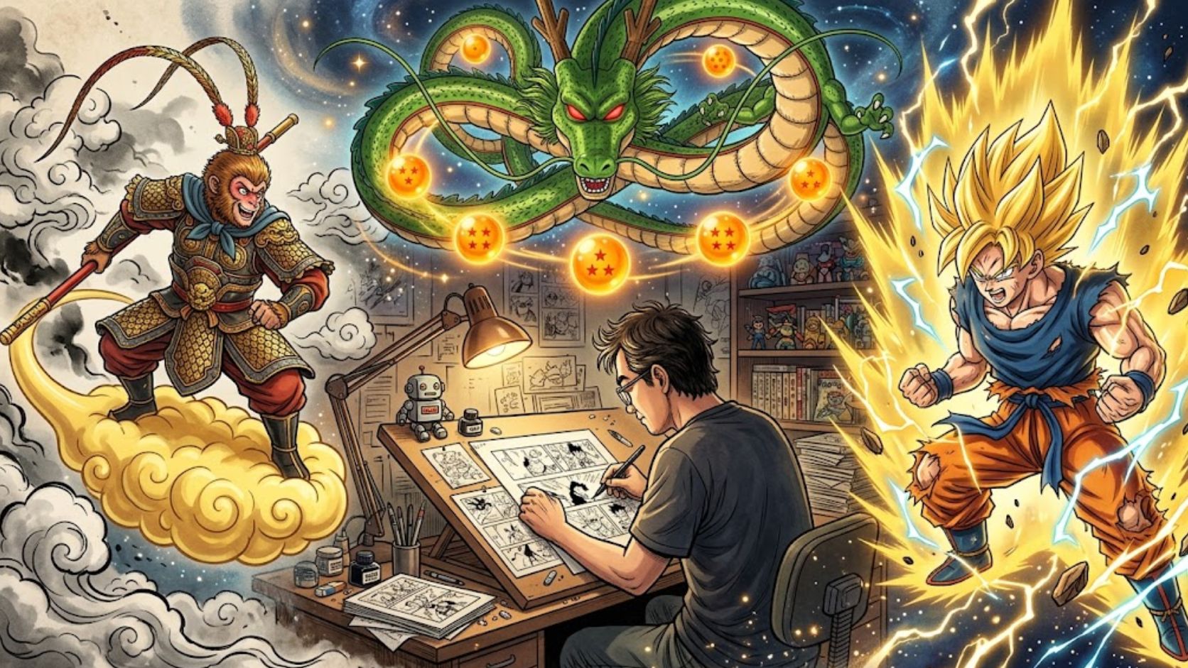 Rahasia Akira Toriyama dalam ‘Dragon Ball’: Dari Legenda Sun Go Kong hingga Fenomena Super Saiyan